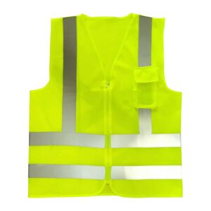 Colete Refletivo 1 Bolso Amarelo